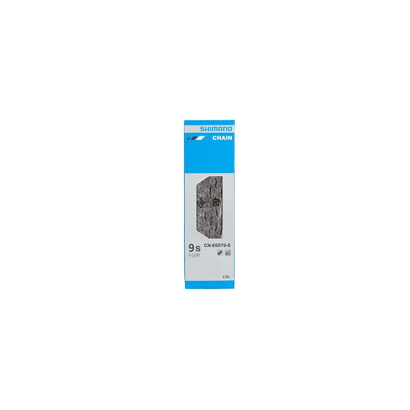 Chaîne Shimano CN-E6070-9 9 vitesses 138 maillons